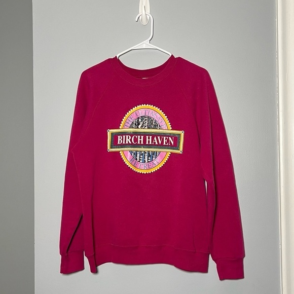 Vintage 90s Birch Haven Crewneck Sweatshirt - Picture 1 of 5